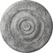 Ekena Millwork Neuveau Ceiling Medallion (Fits Canopies up to 6 3/8"), 24 1/4"OD x 2"P, Ultra Pure White Crackle CM24NAUWC - alternate 1